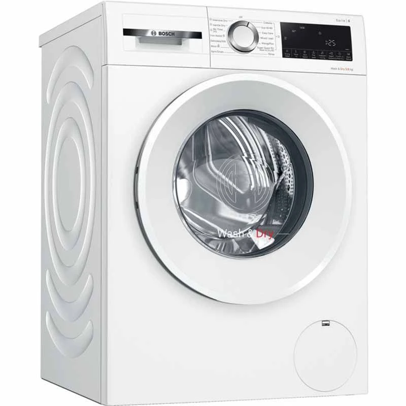 Bosch Series 6 WNA14490GB Free-Standing 9/6kg 1400rpm Washer Dryer - White 1 Bosch Series 6 WNA14490GB Free-Standing 9/6kg 1400rpm Washer Dryer - White