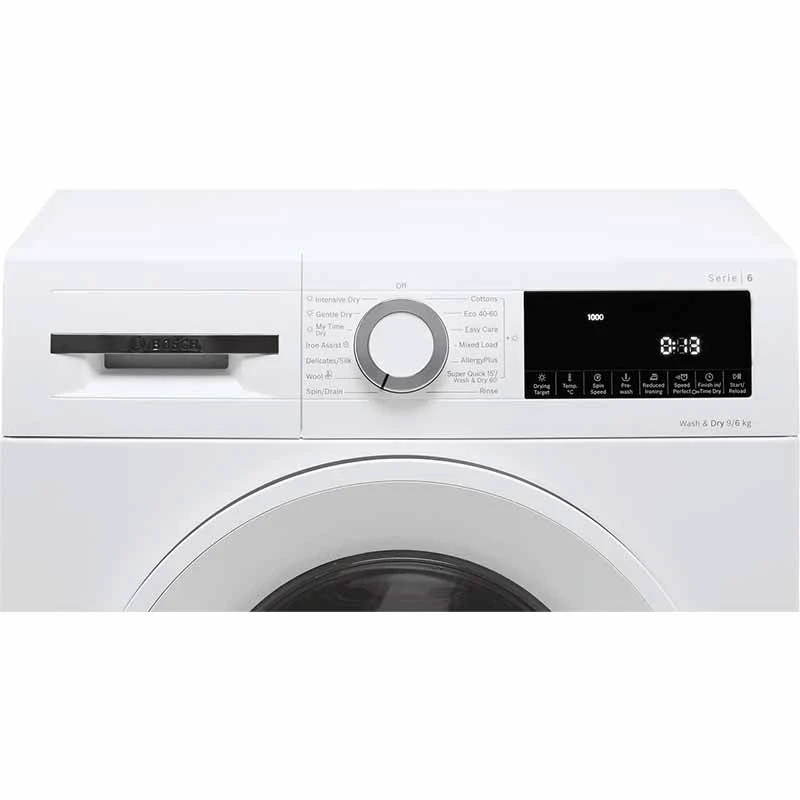 Bosch Series 6 WNA14490GB Free-Standing 9/6kg 1400rpm Washer Dryer - White 4 Bosch Series 6 WNA14490GB Free-Standing 9/6kg 1400rpm Washer Dryer - White - Image 4