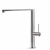 Prima+ Tiber Single Lever Flat Mixer Kitchen Tap - Stainless Steel - BPR501