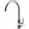 Prima+ Riace Single Lever Round Mixer Kitchen Tap - Chrome - BPR504