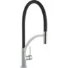 Prima+ Swan Neck Single Lever Mixer Tap With Pull Out Spray - Black - BPR710
