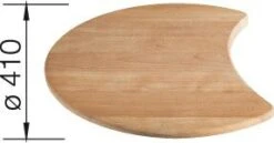 Blanco Beech Wood Food Board ∅410mm X ∅410mm - Wood - 218421