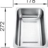 Blanco Colander 272mm X 178mm - Stainless Steel - 220736