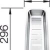 Blanco Colander 296mm X 113mm - Stainless Steel - 224789