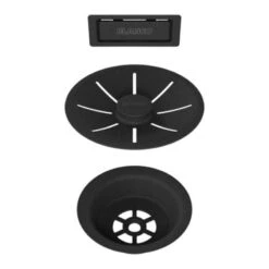 Blanco Black Edition Outlet/Overflow Kit - Single Bowl - 239975
