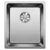 Blanco ANDANO 340-IF 1 Bowl Stainless Steel Kitchen Sink With Manual InFino Drain System - Satin Polish - 522953