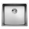 Blanco ANDANO 450-IF 1 Bowl Inset Stainless Steel Kitchen Sink With Manual InFino Drain System - Satin Polish - 522961