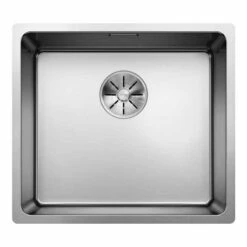 Blanco ANDANO 450-IF 1 Bowl Inset Stainless Steel Kitchen Sink With Manual InFino Drain System - Satin Polish - 522961