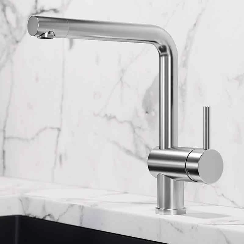 Blanco Linus Kitchen Tap Brushed Steel PVD Finish - BL526241 2 Blanco Linus Kitchen Tap Brushed Steel PVD Finish - BL526241 - Image 2