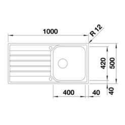 Blanco LIVIT XL 5 S 1 Bowl Inset Stainless Steel Reversible Kitchen Sink - Brushed Finish - 450836 -Blanco Shop blanco livit 450836 dimensions
