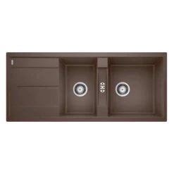 Blanco METRA 8 S 1.5 Bowl Inset Silgranit Reversible Kitchen Sink - Coffee - 515048