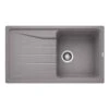 Blanco SONA 5 S 1 Bowl Inset Silgranit Reversible Kitchen Sink - Alumetallic - 519673