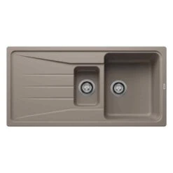 Blanco SONA 6 S 1.5 Bowl Inset Silgranit Reversible Kitchen Sink - Tartufo - 519858