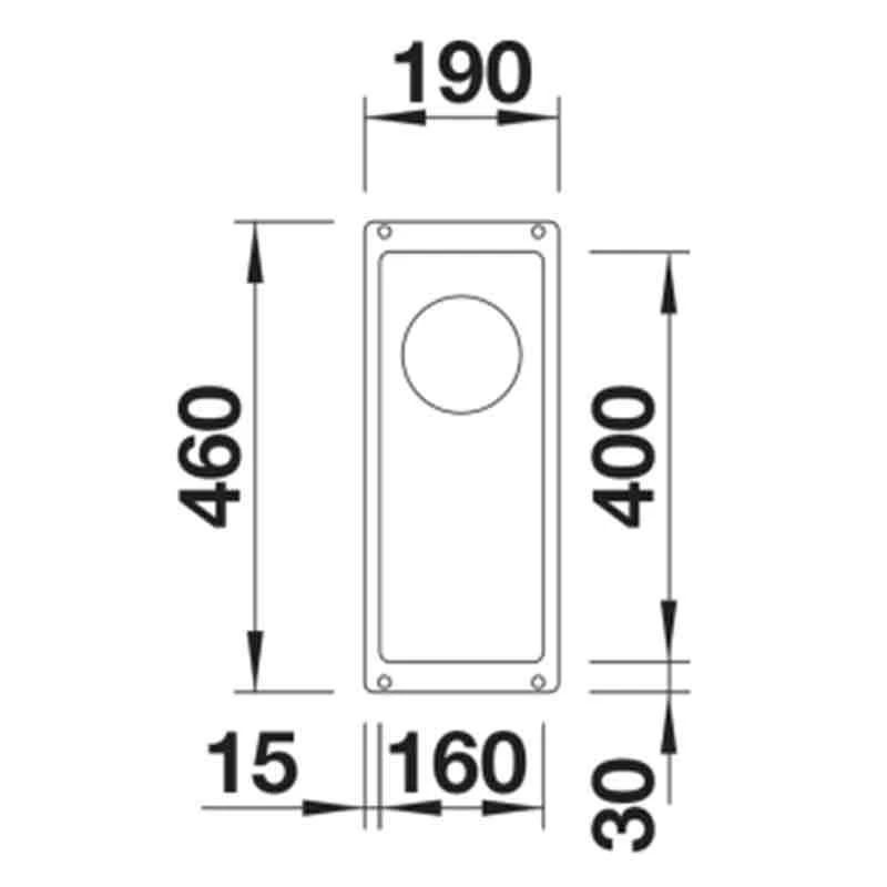 Blanco SUBLINE 160-U 1 Bowl Undermount Silgranit Kitchen Sink With Manual InFino Waste - Tartufo - 523403 2 Blanco SUBLINE 160-U 1 Bowl Undermount Silgranit Kitchen Sink With Manual InFino Waste - Tartufo - 523403 - Image 2