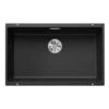 Blanco SUBLINE 700-U 1 Bowl Undermount Silgranit Kitchen Sink With Manual InFino Waste - Anthracite - 523442