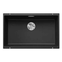 Blanco SUBLINE 700-U 1 Bowl Undermount Silgranit Kitchen Sink With Manual InFino Waste - Anthracite - 523442