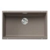 Blanco SUBLINE 700-U 1 Bowl Undermount Silgranit Kitchen Sink With Manual InFino Waste - Tartufo - 523449
