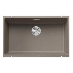 Blanco SUBLINE 700-U 1 Bowl Undermount Silgranit Kitchen Sink With Manual InFino Waste - Tartufo - 523449