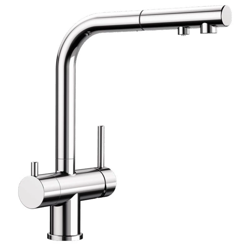 Blanco FONTAS-S II Filter Kitchen Mixer Tap With Pull-Out Hose - HP Chrome - 525198 2 Blanco FONTAS-S II Filter Kitchen Mixer Tap With Pull-Out Hose - HP Chrome - 525198 - Image 2