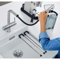 Blanco FONTAS-S II Filter Kitchen Mixer Tap With Pull-Out Hose - HP Chrome - 525198 18 Blanco FONTAS-S II Filter Kitchen Mixer Tap With Pull-Out Hose - HP Chrome - 525198 -Blanco Shop blanco 525198 lifestyle3