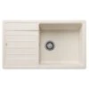 Blanco Legra XL 6 S Silgranit 1 Bowl Inset Reversible Kitchen Sink - Soft White - 527091