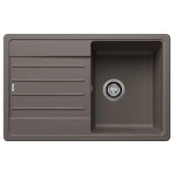 Blanco Legra 45 S Silgranit 1 Bowl Inset Reversible Kitchen Sink - Volcano Grey - 527268