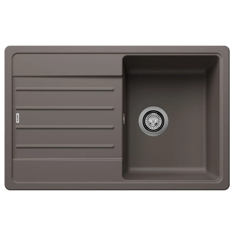 Blanco Legra 45 S Silgranit 1 Bowl Inset Reversible Kitchen Sink - Volcano Grey - 527268 1 Blanco Legra 45 S Silgranit 1 Bowl Inset Reversible Kitchen Sink - Volcano Grey - 527268