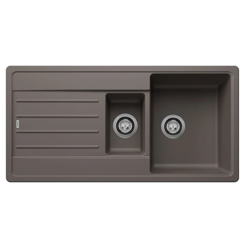 Blanco Legra 6 S Silgranit 1.5 Bowl Inset Reversible Kitchen Sink - Volcano Grey - 527271 1 Blanco Legra 6 S Silgranit 1.5 Bowl Inset Reversible Kitchen Sink - Volcano Grey - 527271