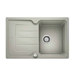 Blanco CLASSIC Neo 45 S Silgranit Reversible Kitchen Sink - Pearl Grey - BL467859