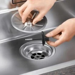 Blanco CLASSIC Pro 6S-IF Stainless Steel 1.5 Bowl Inset Reversible Kitchen Sink With Drain Remote Control - Satin Polish - 523665 -Blanco Shop blanco infino drain system 2 2