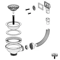 Blanco Waste Kit - BLBFK031