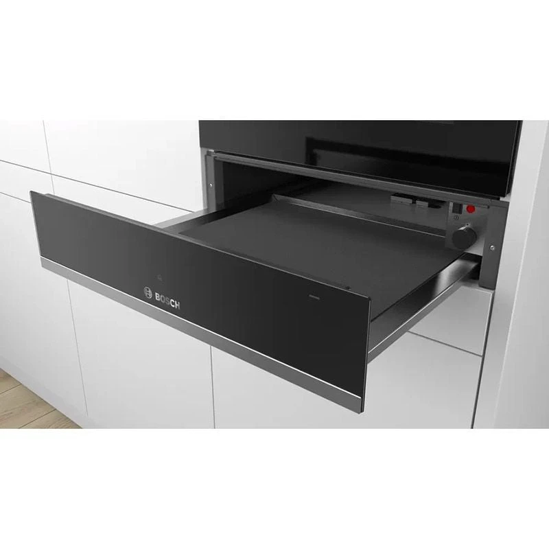 Bosch Series 6 BIC510NS0B 14cm Warming Drawer - Black 2 Bosch Series 6 BIC510NS0B 14cm Warming Drawer - Black - Image 2