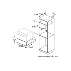 Bosch Series 6 BIC510NS0B 14cm Warming Drawer - Black 11 Bosch Series 6 BIC510NS0B 14cm Warming Drawer - Black -Blanco Shop bosch bic510ns0b 5