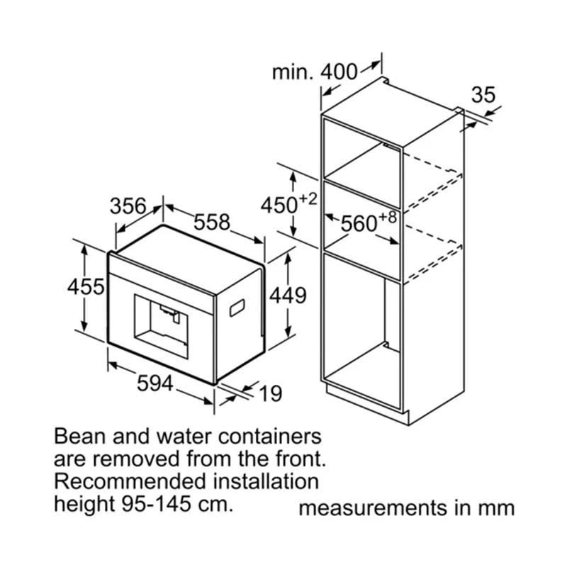 Bosch Series 8 CTL636ES6 Built-In Coffee Machine - Stainless Steel 8 Bosch Series 8 CTL636ES6 Built-In Coffee Machine - Stainless Steel - Image 8