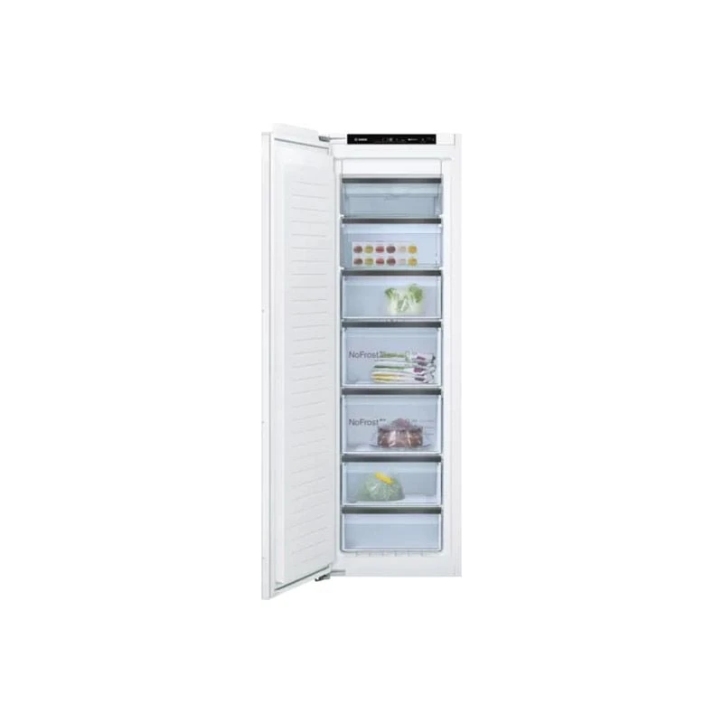 Bosch Series 8 GIN81HCE0G Built-In Frost Free Tall Freezer With Home Connect - White 1 Bosch Series 8 GIN81HCE0G Built-In Frost Free Tall Freezer With Home Connect - White