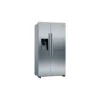 Bosch Series 6 KAG93AIEPG Free-Standing Frost Free American Fridge Freezer - Stainless Steel