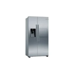 Bosch Series 6 KAG93AIEPG Free-Standing Frost Free American Fridge Freezer - Stainless Steel