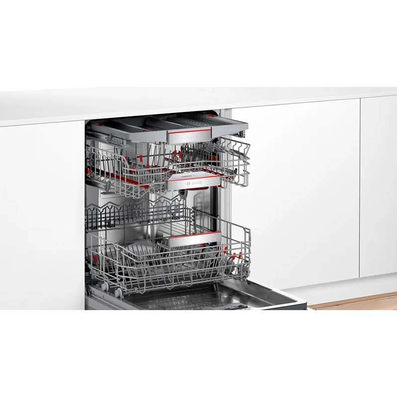 Bosch Series 8 SMD8YCX02G Built-In 14 Place 60cm Dishwasher With Home Connect - White 8 Bosch Series 8 SMD8YCX02G Built-In 14 Place 60cm Dishwasher With Home Connect - White - Image 8