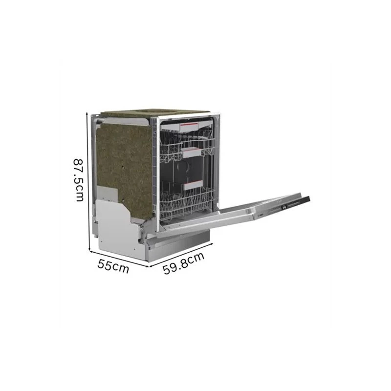 Bosch Series 4 SMH4HVX32G Built-In 13 Place 60cm Dishwasher With Home Connect - White 8 Bosch Series 4 SMH4HVX32G Built-In 13 Place 60cm Dishwasher With Home Connect - White - Image 8