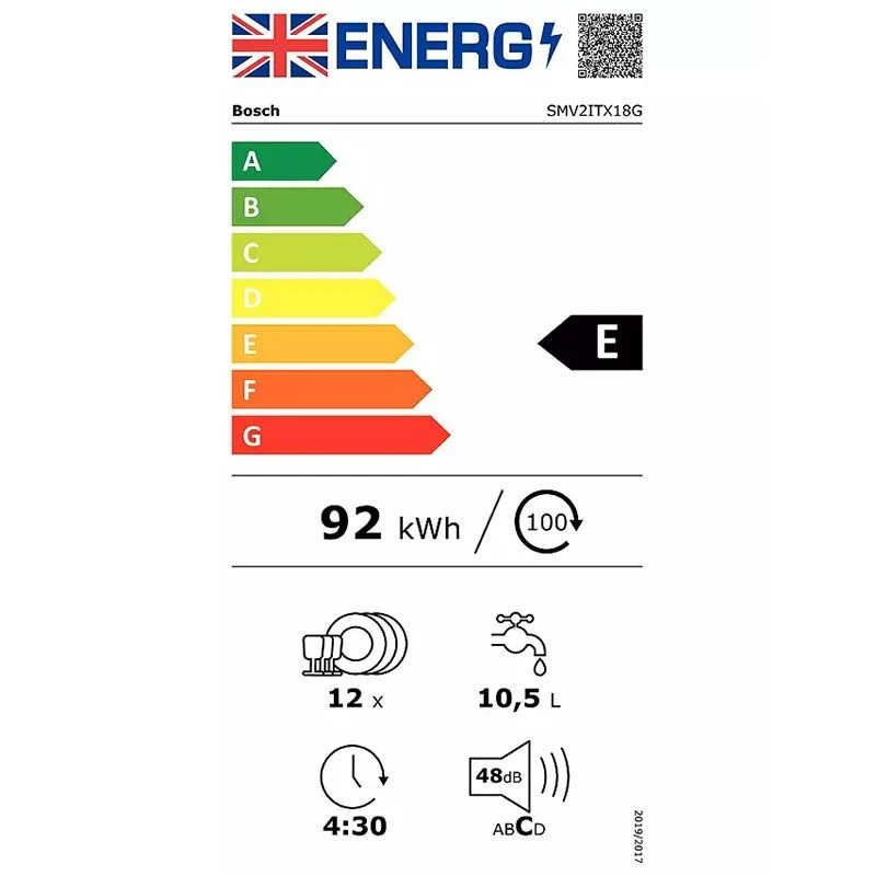 Bosch Series 2 SMV2ITX18G Fully-Integrated 12 Place Dishwasher With Home Connect 2 Bosch Series 2 SMV2ITX18G Fully-Integrated 12 Place Dishwasher With Home Connect - Image 2