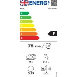 Bosch Series 2 SPS2IKW04G Free-Standing 45cm Dishwasher - White 14 Bosch Series 2 SPS2IKW04G Free-Standing 45cm Dishwasher - White -Blanco Shop bosch sps2ikw04g 7