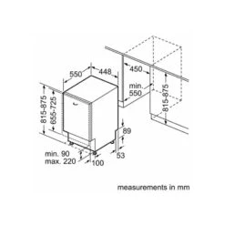 Bosch Series 2 SPV2HKX39G Fully-Integrated 9 Place Slimline Dishwasher With Home Connect -Blanco Shop bosch spv2hkx39g 10
