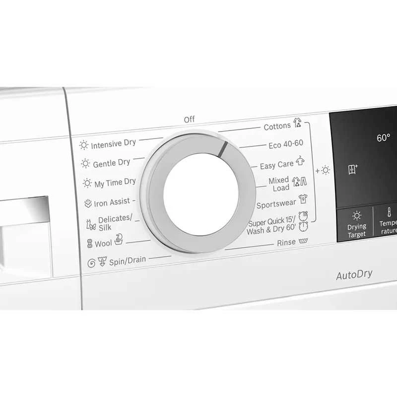 Bosch Series 4 WNA134U8GB Free-Standing 8/5kg 1400rpm Washer Dryer - White 7 Bosch Series 4 WNA134U8GB Free-Standing 8/5kg 1400rpm Washer Dryer - White - Image 7