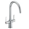 Bristan Design Utility Lever Easyfit Sink Mixer, Chrome - DUL SNK EF C