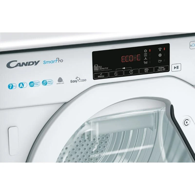 Candy Smart BCTD H7A1TE-80 Built-In 7kg Dryer - White 3 Candy Smart BCTD H7A1TE-80 Built-In 7kg Dryer - White - Image 3