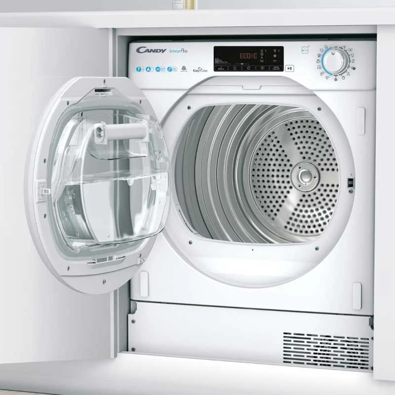 Candy Smart BCTD H7A1TE-80 Built-In 7kg Dryer - White 6 Candy Smart BCTD H7A1TE-80 Built-In 7kg Dryer - White - Image 6