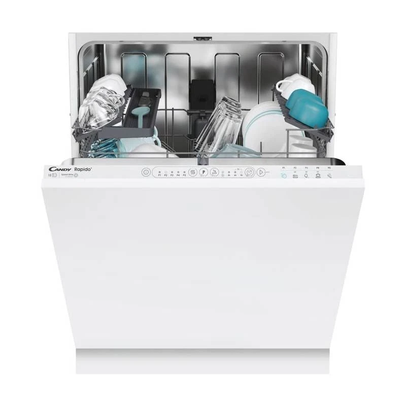 Candy Rapido CI 3E53E0W-80 Fully-Integrated 13 Place Dishwasher - White 1 Candy Rapido CI 3E53E0W-80 Fully-Integrated 13 Place Dishwasher - White