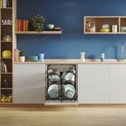 Candy Rapido CI 3E53E0W-80 Fully-Integrated 13 Place Dishwasher - White 13 Candy Rapido CI 3E53E0W-80 Fully-Integrated 13 Place Dishwasher - White -Blanco Shop c a candy ci 3e53e0w 80 fi 13 place dishwasher lifestyle2