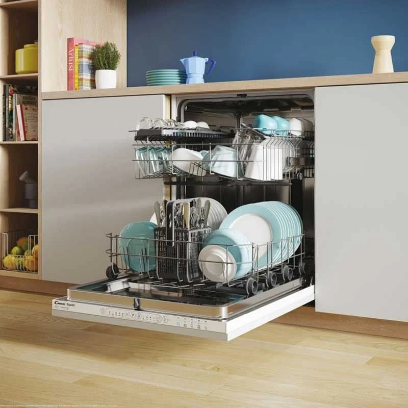 Candy Rapido CI 3E53E0W-80 Fully-Integrated 13 Place Dishwasher - White 5 Candy Rapido CI 3E53E0W-80 Fully-Integrated 13 Place Dishwasher - White - Image 5