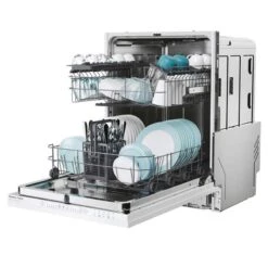 Candy Rapido CI 3E53E0W-80 Fully-Integrated 13 Place Dishwasher - White 17 Candy Rapido CI 3E53E0W-80 Fully-Integrated 13 Place Dishwasher - White -Blanco Shop c a candy ci 3e53e0w 80 fi 13 place dishwasher open3